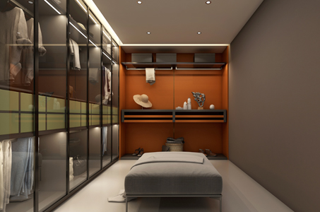 铝框玻璃门衣柜